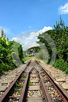 A former Railway track at Bt. Timah