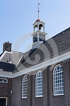 The former Reformed Church on the former island of Schokland, the Netherlands
