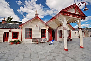 The former Royal Station at Ballater, Scotland