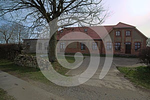 Former school building listed as monument in Sanz photo