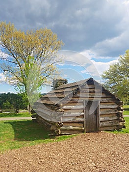 Former soldiers` quarters in Valley Forge, Pennsylvania