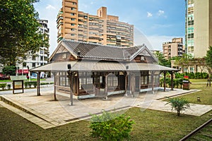 Former station and Railway Memorial Park in keelung city photo