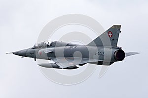 Former Swiss Air Force Dassault Mirage III fighter aircraft J-2012 HB-RDF