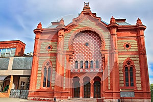 Former synagogue, now the Philharmonic Orchestra House, Uzhhorod, Ukraine