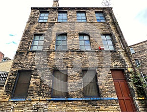 Former Victorian warehouse, standing empty on, Grattan Road, Bradford, Yorkshire, UK photo