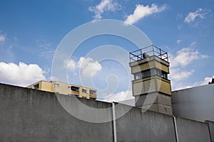 Former Watchtower on the Berlin Wall in East Berlin