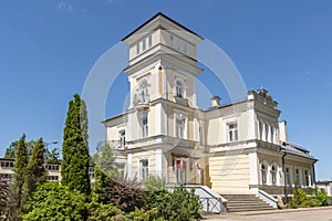 Former Water Management Authority`s office in Augustow, Poland
