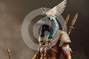 Formidable Egyptian warrior. Generate Ai