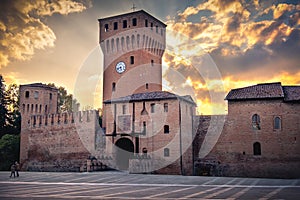 The Formigine castle in province of Modena - Emilia Romagna region - Italy local landmarks