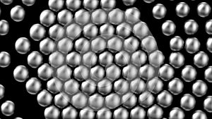 Forming Strong Nanostructure of Metal Spheres