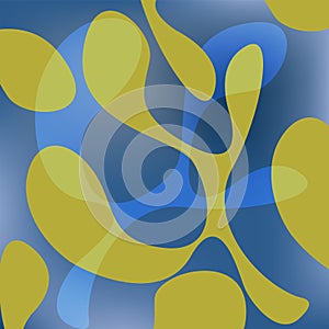 Formless abstraction in the form of a flowing fluid. Background for the brochure