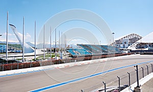 Formula 1 circuit at the Sochi Olympic Park