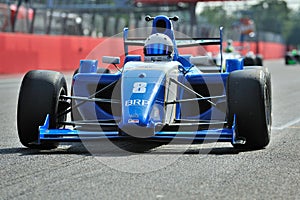 Formula 3 race car in Monza race track