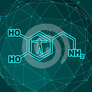 Formula hormone dopamine.