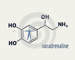 Formula hormone noradrenaline.