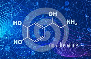 Formula hormone noradrenaline.