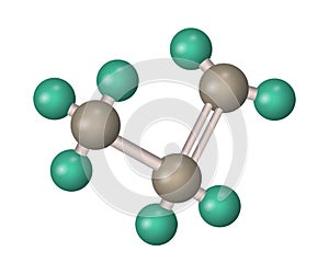 The formula of propane. photo