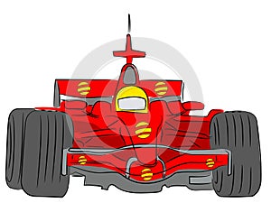 Formula race car