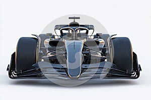 Formula 1 Racing Car on white background, isolated