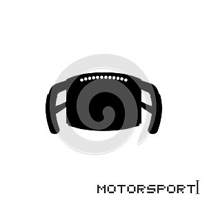 Formula steering wheel illustration