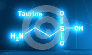 Formula of taurine.