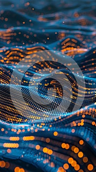 Formulate a 3D animation depicting the synergy between quantum technology and cryptography incorporating the essence of both i