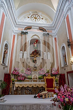 Fornelli. Molise. The church of San Michele Arcangelo