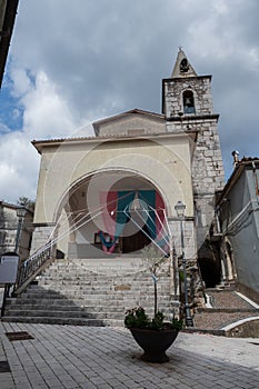 Fornelli. Molise. The church of San Michele Arcangelo