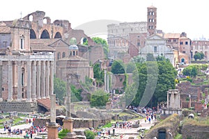 Foro Romano Roman Forum ruin cityscape Rome Italy