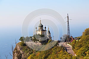 Foros Church near Yalta city in Crimea