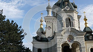 Foros Orthodox Church in Crimea, view near