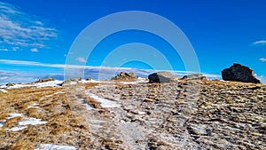 Forstalpe - Scenic view of rock formations Steinerne Hochzeit on the hiking trail from Klippitztoerl to Ladinger Spitz, Austria photo