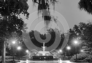 Forsyth Fountain in Savannah