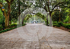 Forsyth Park in Savannah, GA