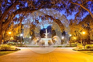 Forsyth Park in Savannah, GA