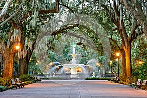 Forsyth Park in Savannah, Georgia