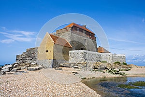 Fort Ambleteuse in Ambleteuse, Landscapes with blue sky in france