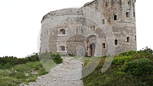 Fort Arza in Montenegro, near the island of Mamula in the Adriat