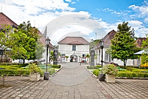 Fort Benteng Vredeburg museum in Yogyakarta , Java.