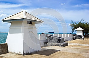 Fort and big gun in Songkhla