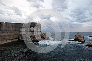 Fort Bokar is the key point in the defense of the Pila Gate in Dubrovnik photo