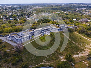 Fort Charlotte aerial view, Nassau, Bahamas