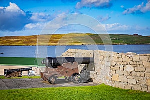 Fort Charlotte in the centre of Lerwick, Shetland, is a five-sided artillery fort, with bastions on each corner. Scotland, United photo