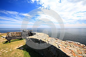 Fort Christiansoe island Bornholm Denmark