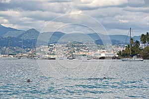 Fort de France bay - Tropical island - Caribbean Sea - Martinique