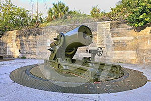 Fort DeSoto Cannon In Inactive Position photo