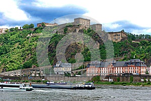 Fortress of Ehrenbreitstein in Koblenz