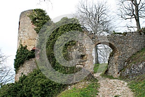 Fort of Ferrette in Alsace