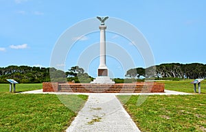 Fort Fisher Confederate Monument at Kure Beach, North Carolina