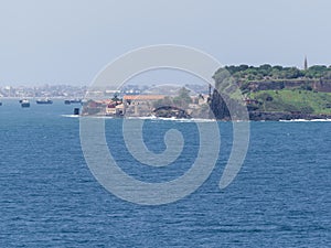 Fort of Goree Island, Dakar, Senegal. Goree Island was the site of one of the earliest European settlements in Western Africa